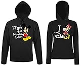 TRVPPY Partner Herren + Damen Hoodies "THE KING + HIS QUEEN", Herren M, Damen S, Schwarz