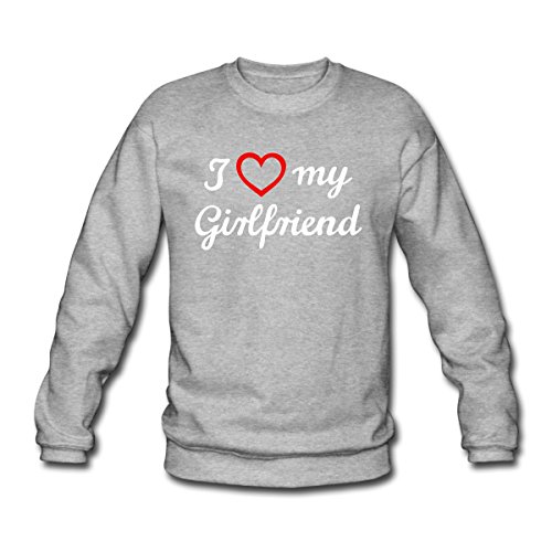 I Love My Girlfriend Männer Pullover von Spreadshirt® -