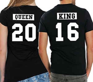 King queen t shirt