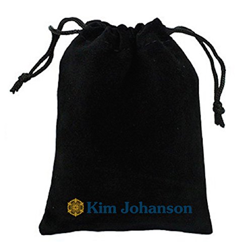 Kim Johanson Pärchen Halsketten für verliebte aus Edelstahl mit Ring & Krone und Gravur inkl. Schmuckbeutel -