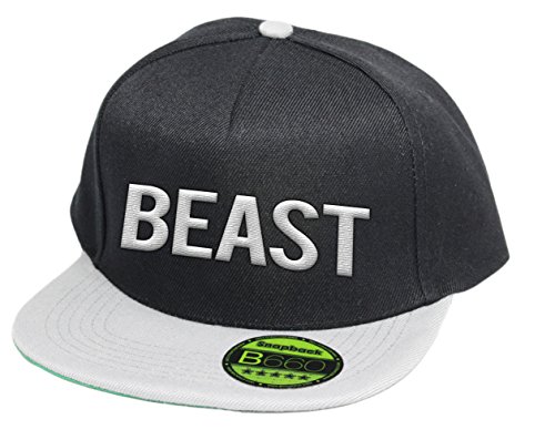 Beast, Snapback Cap, 5 Panel / Blackgrey -