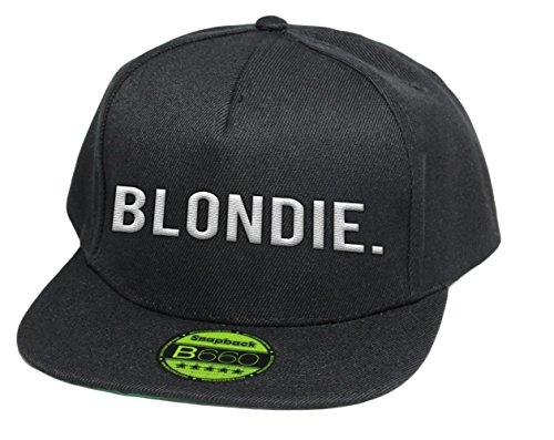 Blondie, Snapback Cap, 5 Panel / Pureblack -