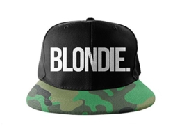 Blondie Tarnung Cool Swag Hip Hop Druck Snapback Hut Kappe Camo -