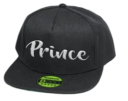 Prince, Snapback Cap, 5 Panel / Pureblack -